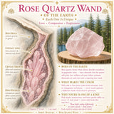 Rosenquarz Zauberstab