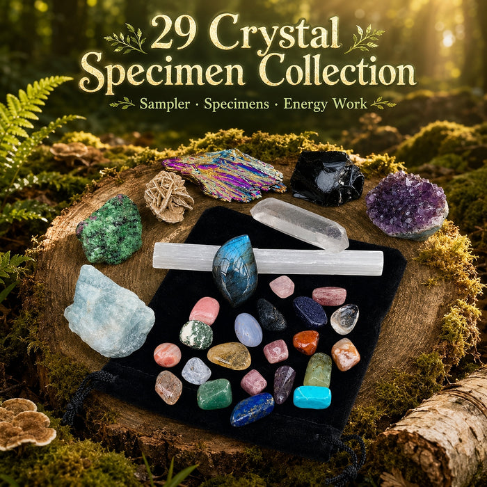 Kit 29 Crystal Super Sampler + pochette de transport en velours