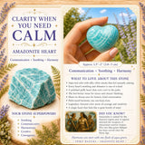 Amazonite Heart