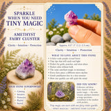 Amethyst-Feen-Cluster