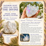 Angel Aura Quartz Cluster.