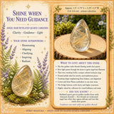 Angel Hair Rutilated Quartz Teardrop