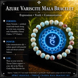 Σετ βραχιολιών Throat Chakra Mala🌈