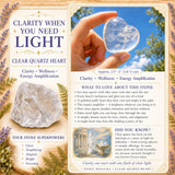 Clear Quartz Heart