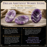 Dream Amethyst Worry Stone