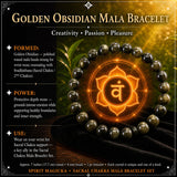 Σετ βραχιολιών Sacral Chakra Mala🌈