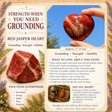 Red Jasper Heart