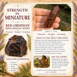 Red Obsidian Mini Crystal Point