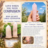 Μεγάλη γεννήτρια Rose Quartz