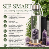 Amethyst Gem Pod Wasserflasche 💧