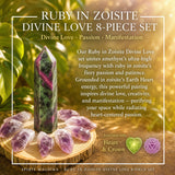 8-delni komplet Ruby in Zoisite Divine Love