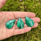 Malachite Teardrop Cabochon