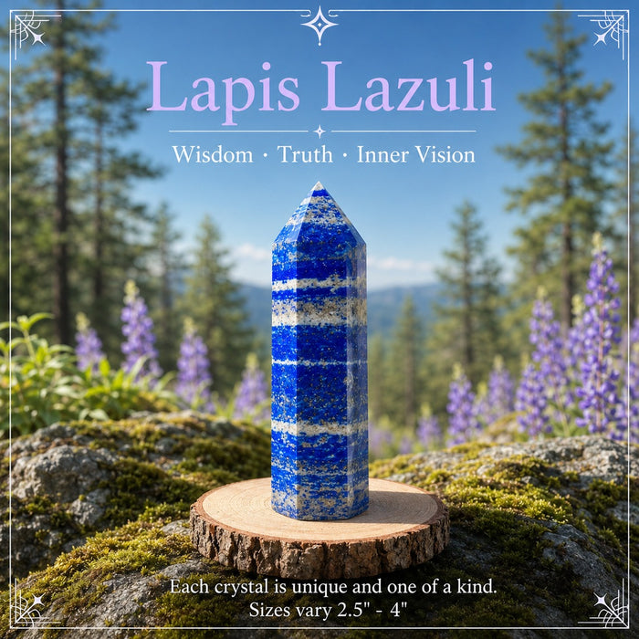 Lapis Lazuli crystal point