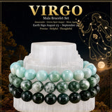 ♍ Virgo - 23 Αυγούστου - 22 Σεπτεμβρίου - Σετ κρυστάλλινα βραχιόλια Zodiac Astrology