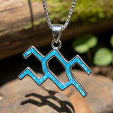 ♒ Aquarius Opal  Zodiac Necklace – January 20 to February 18
