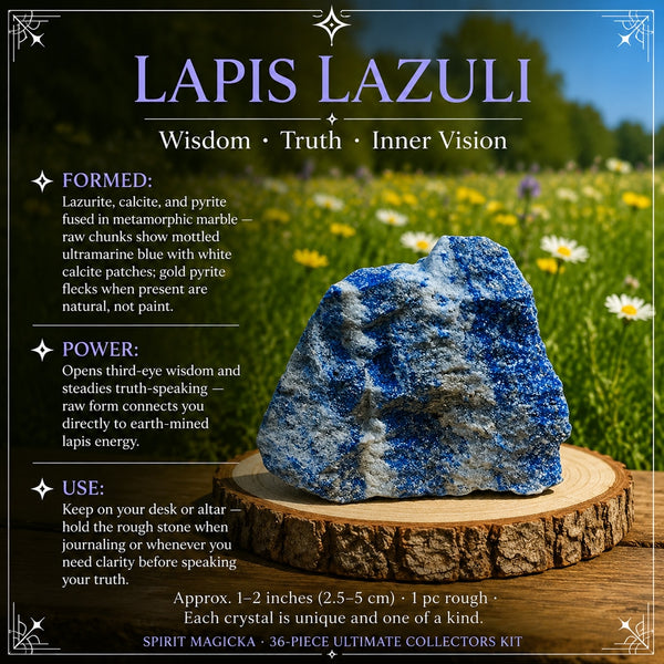 Rough lapis lazuli