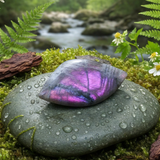 Labradorite Flash Purple Cabochon