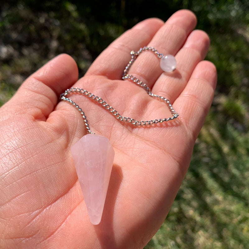 Amethyst Macramé Pendant Necklace