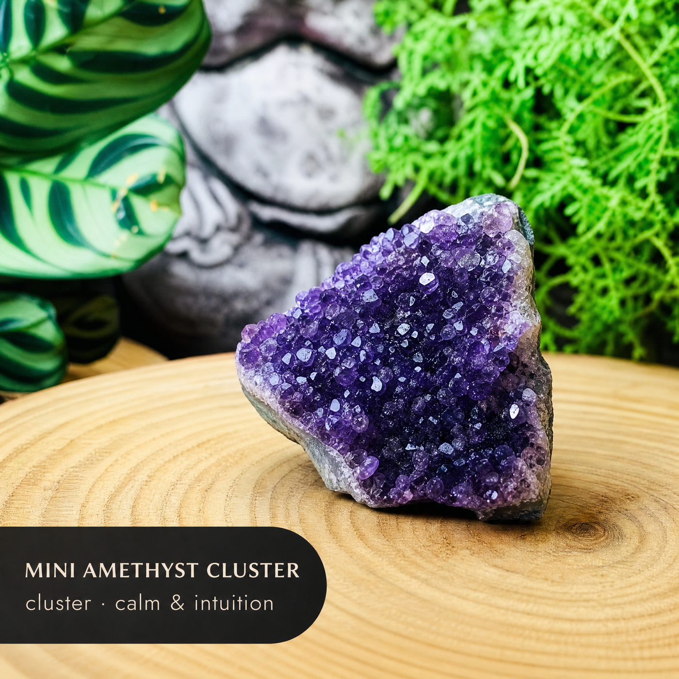Mini Amethyst cluster — 1.5 to 2.5 inches