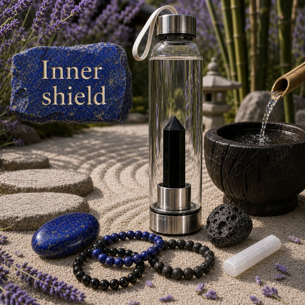 Z ARRON DESIGN Collier avec pendentif en fil de cuivre et pierre de lune Serenity