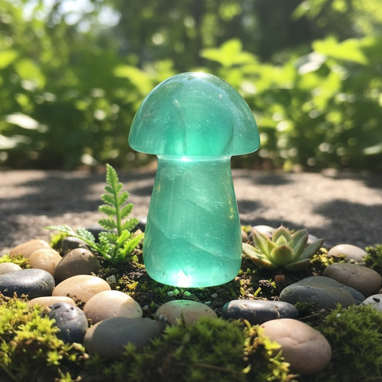 Champignon Fluorite Vert