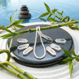 White Howlite & Crystal  Zen Companion Set