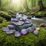 Labradorite Flash Purple Cabochon