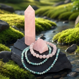 Rose Quartz Stone of Love Set