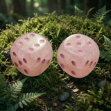 Rose Quartz Set of 2 Dice