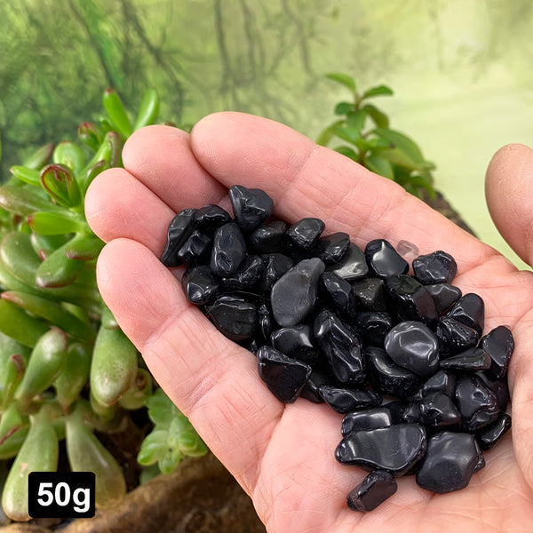 Obsidian Mini-Edelsteine ​​(50 Gramm / 1,7 Unzen Lot)