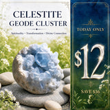 Celestite Geode Cluster 👉 Έκπτωση 75% σε προσφορά μόνο 1 ημέρας