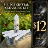 70% OFF  5-Piece Crystal Cleansing Kit