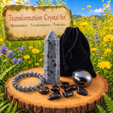 Yooperlite Point & Mala Bracelet Transformation Crystal Set 🙏