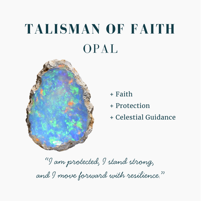 ♒ Aquarius Opal  Zodiac Necklace – January 20 to February 18