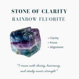 Rainbow Fluorite Double Point