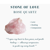 Rose Quartz & Self-Love & Care Crystal Set