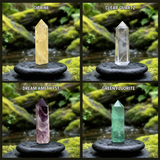 Z ARRON DESIGN Collar con colgante de alambre de cobre con piedra lunar Serenity