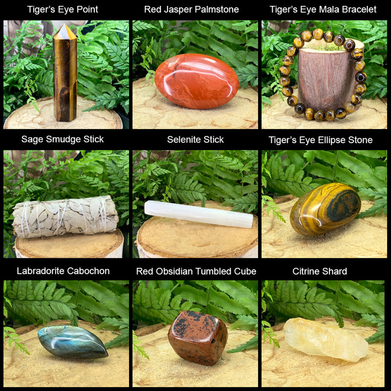 Grounding Tiger's Eye + Allies Crystal Collection