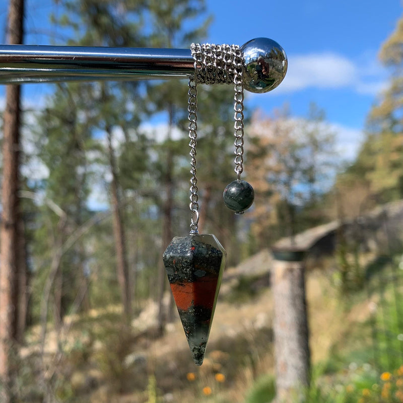 Amethyst Macramé Pendant Necklace