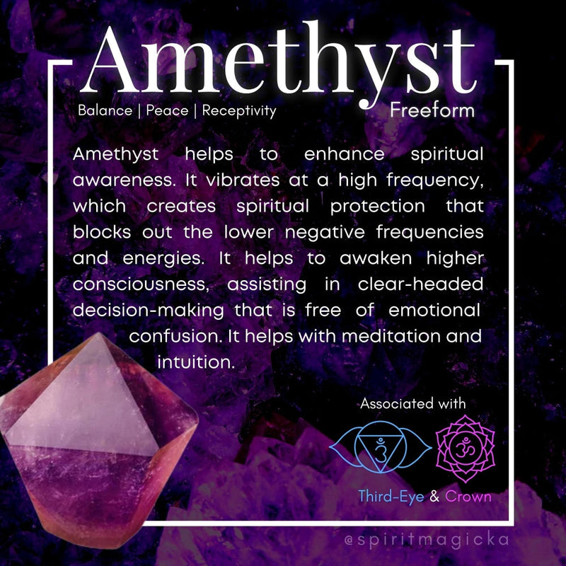 Amethyst Freeform Point