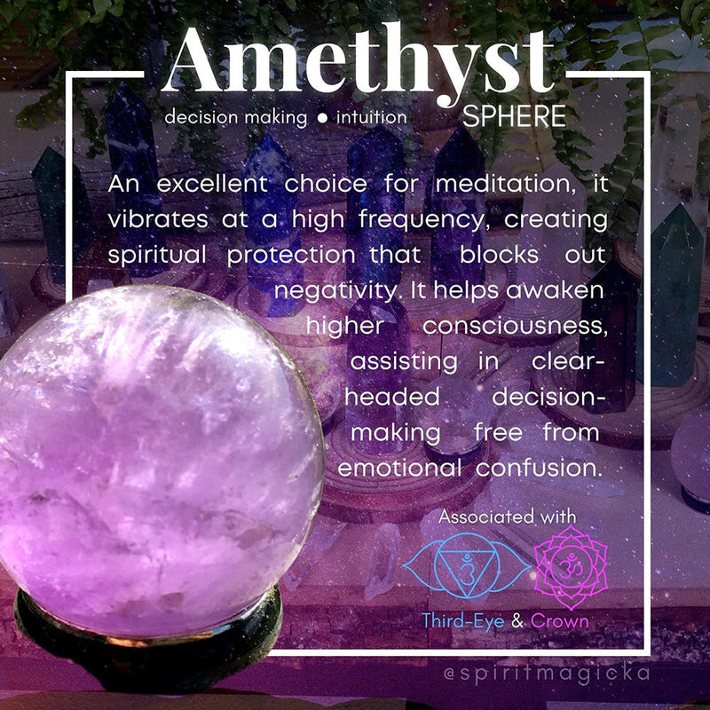 FREE GIVEAWAY! Amethyst Mini-Sphere (Just Pay Cost of Shipping)