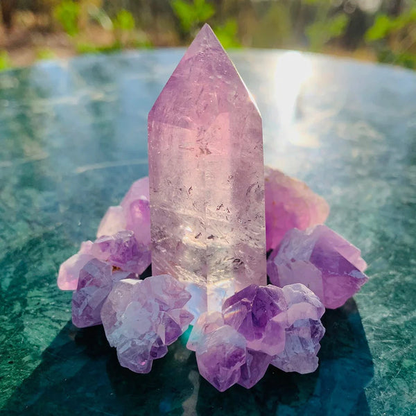 FREE GIVEAWAY! Amethyst Crystal Set (7 Pieces) - (Just Pay Cost of Shipping)