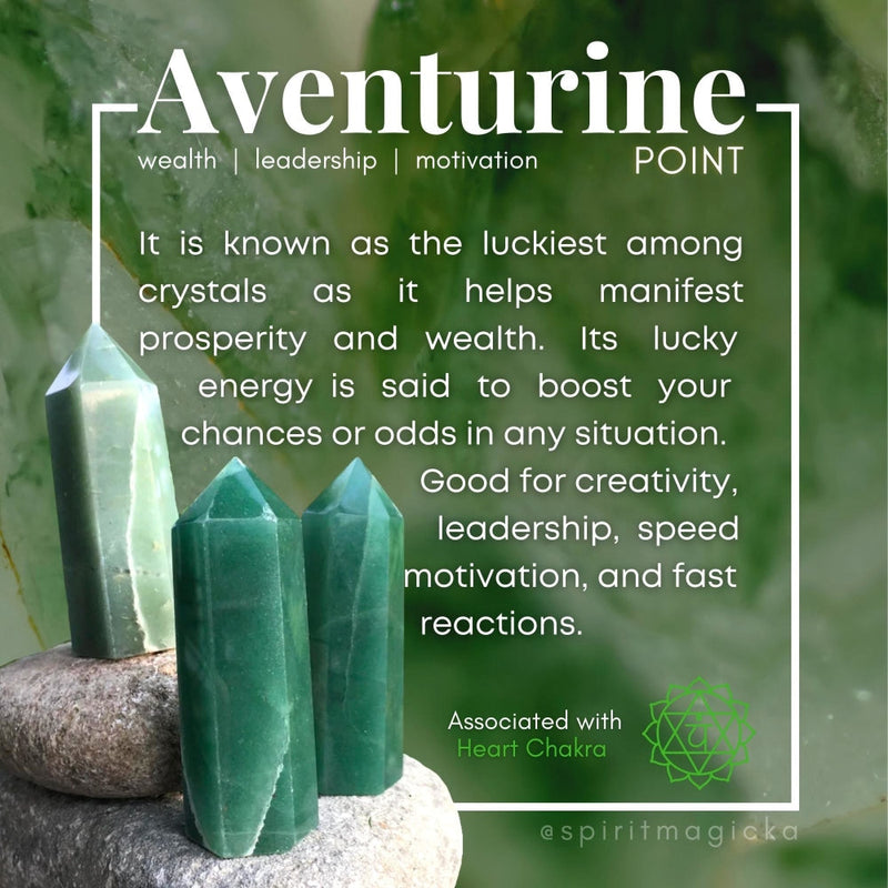 FREE GIVEAWAY! Aventurine Luck 7 PC Crystal Kit (Just Pay Cost of Shipping)