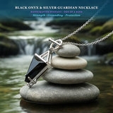 Κολιέ μενταγιόν Z ARRON DESIGN Serenity Moonstone από χάλκινο σύρμα