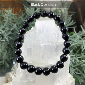 Energibeskyttelse 3-PC Crystal Mala armbåndssæt