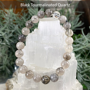Energibeskyttelse 3-PC Crystal Mala armbåndssæt