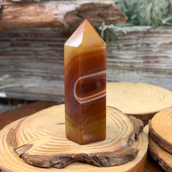 FREE GIVEAWAY! Carnelian Agate Point (Just Pay Cost of Shipping)