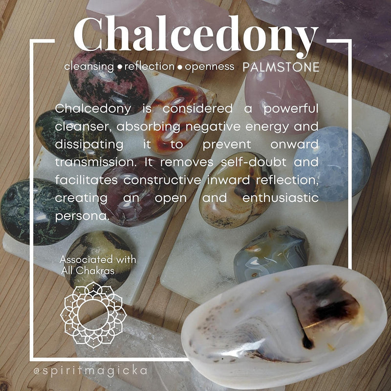Chalcedony Palmstone - palmstone