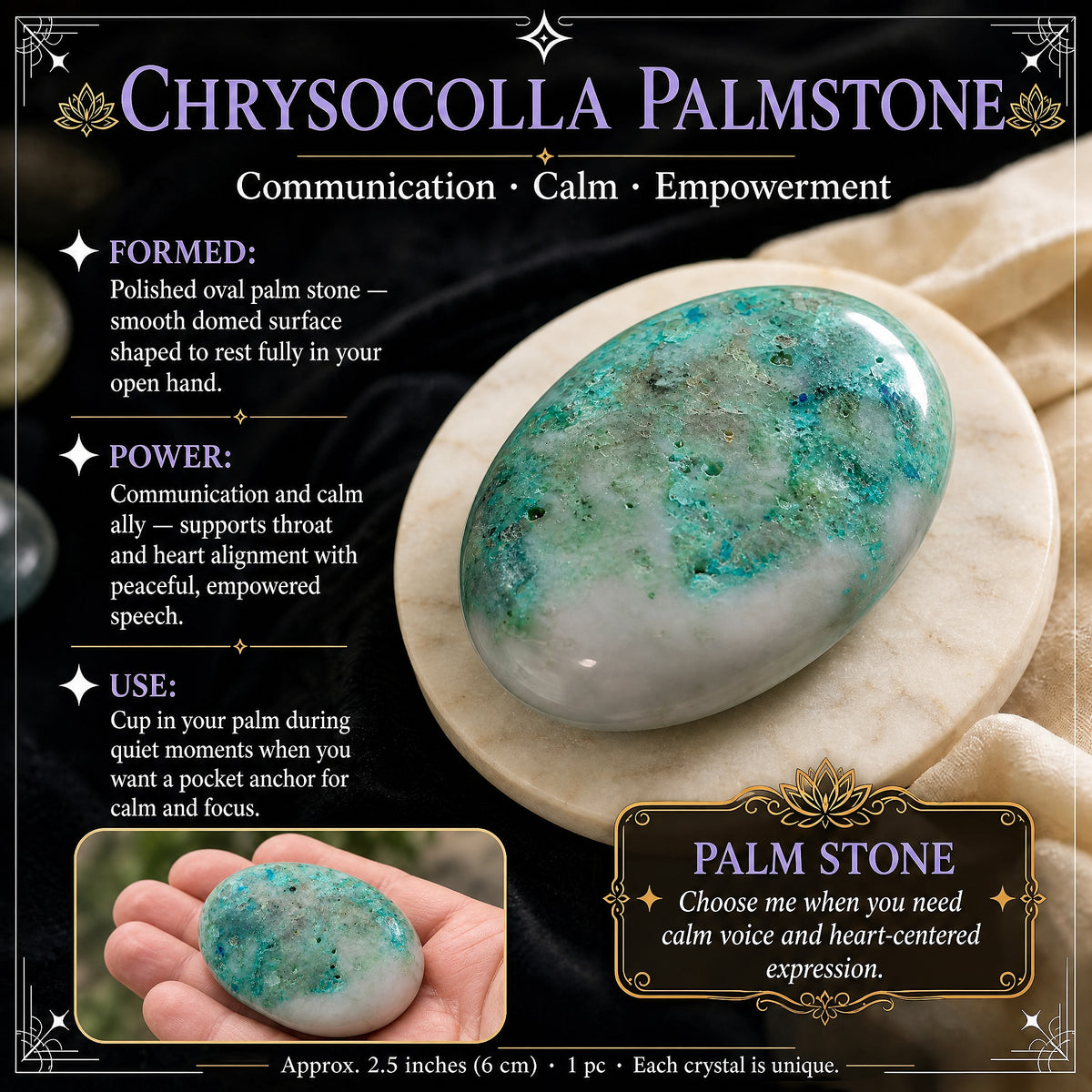 Chrysocolle Palmstone