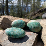 ÜCRETSİZ ÇEKİLİŞ! Chrysocolla Palmstone - (Sadece Kargo Ücretini Ödeyin)